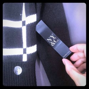 NewYork&Co Checkerboard Sweater Dress